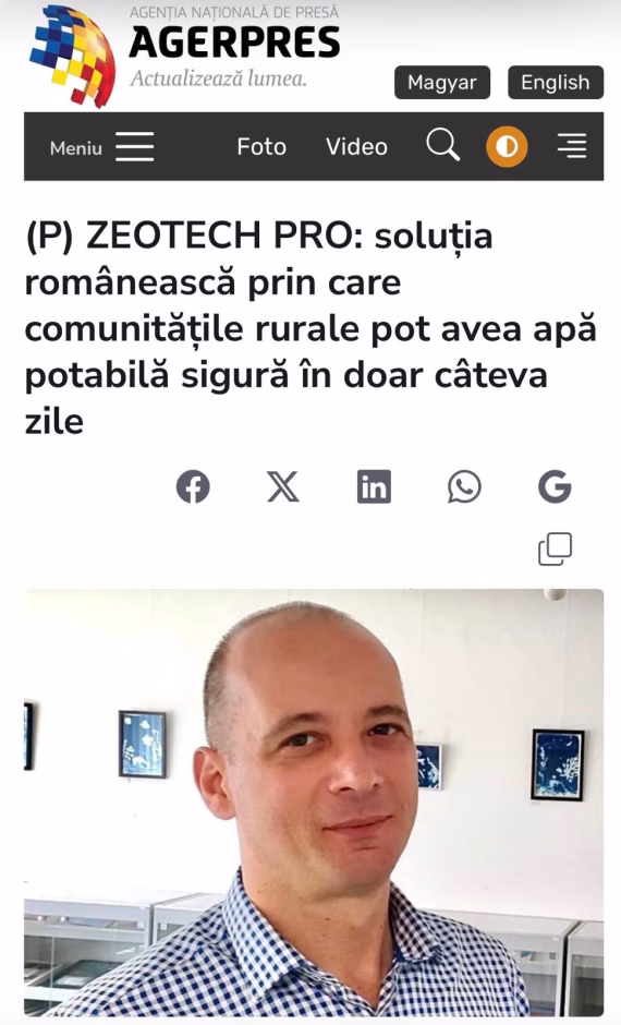 Cristian Cristea fondator Aqualab -AGERPRES:RO